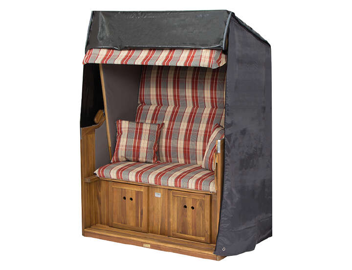 AeroCover Atmungsaktive XL Schutzhülle für Strandkörbe 150x105x145/165 cm